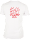 CENTRAIDE - 2106U T-shirt coton unisexe (BLANC) - SE. S16062 (AV) - SE. S16063 (DOS) - ETT. ETT1058 (BAVD)