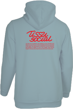 CENTRAIDE  - O728U OUATÉ À CAPUCHON SANS LACET (BLEU) - SE. 16064 (AV) + SE. 16065 (DOS) + ETT. ETT1058 (MD)