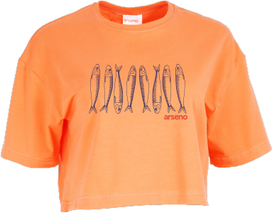 ARSENO & ASS. INC. - 4117W T-shirt court et carré (SARDINES) - DTF. DTF-2171 (AV)