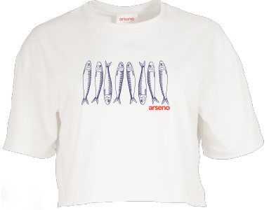 ARSENO & ASS. INC. - 4117W T-shirt court et carré (SARDINES) - DTF. DTF-2171 (AV)