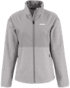 ARSENO & ASS. INC. - LCK00230 Veste hybride zippée intégrale en polaire recyclée Cutter & Buck Hunts Point pour femme - BR. 14025 (AVG)