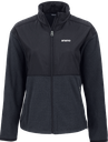 ARSENO & ASS. INC. - LCK00230 Veste hybride zippée intégrale en polaire recyclée Cutter & Buck Hunts Point pour femme - BR. 14025 (AVG)