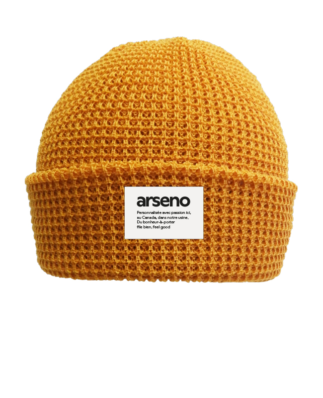 ARSENO EMPLOYÉ - 920 Tuque à rebord gaufrée - ETT Arseno (AV)