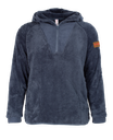 ARSENO EMPLOYÉS - XS220U Chandail 1/4 zip en sherpa avec capuchon - EC. EC1165 (MG)