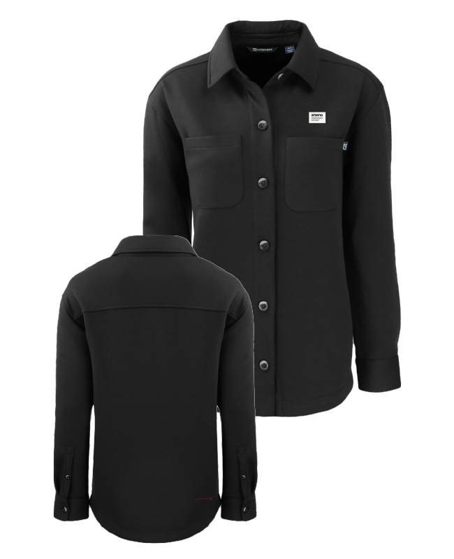 ARSENO EMPLOYÉS - LCK00161  Veste chemise écologique recyclée femme - ETT. ETT1042 (AVG) - BR. 14018 (BDG)