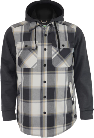 ARSENO & ASS. INC. - 632DC chemise de sergé résistant, doublée, polar aux manches et capuchon - EC. ETT1043 (PG)