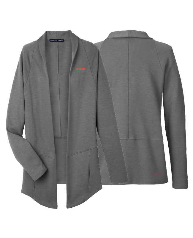 ARSENO EMPLOYÉS - DG481W Cardigan Charleston pour femme - BR. 14025 (AVG) - BR. 14019 (BDG)