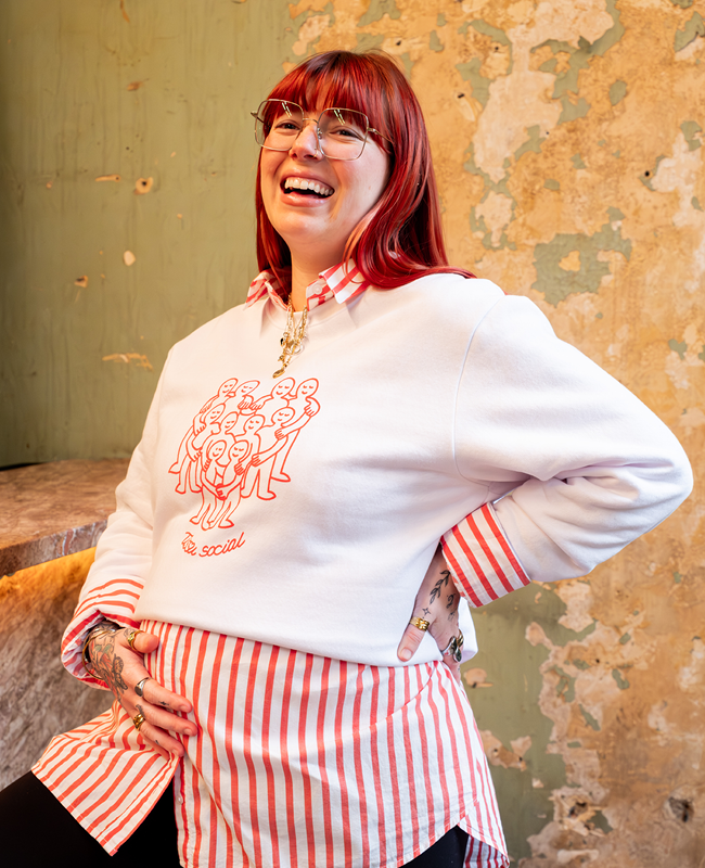 CENTRAIDE PERSONNES - O732U Ouaté col rond unisexe (BLANC) - SE. S16064 (AV) - SE. S16065 (DOS) - ETT. ETT1058 (MD)