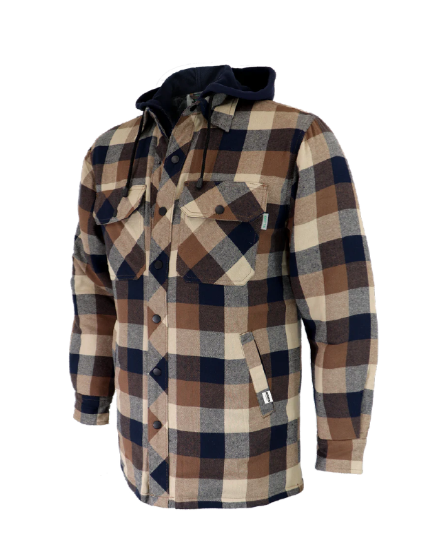 ARSENO EMPLOYÉS - 630DCF Chemise de flanelle doublée avec capuchon - ETT. ETT1043 (Z)