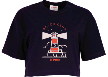 ARSENO & ASS. INC. - 4117W T-shirt court et carré (BEACH CLUB) - DTF. DTF-2175 (AV)
